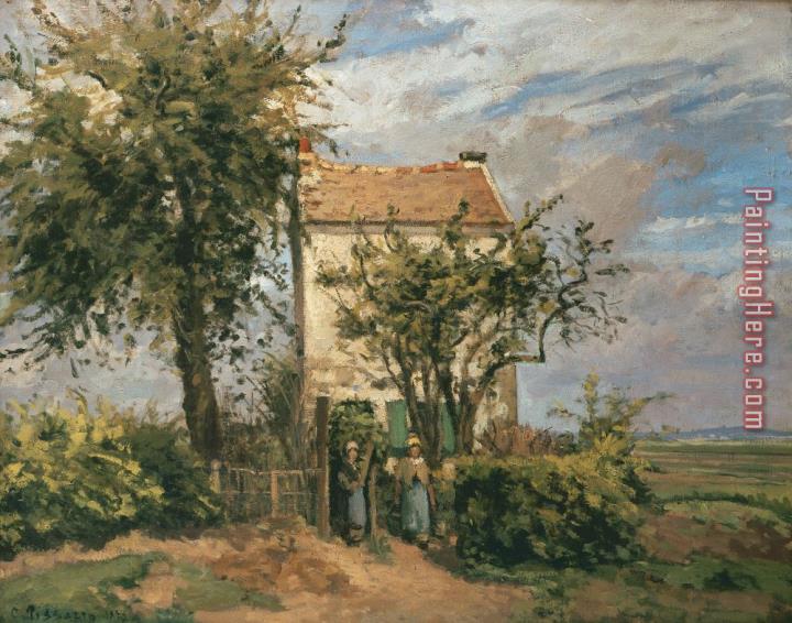 Camille Pissarro The Road to Rueil